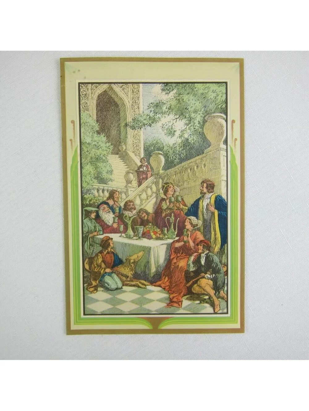 Vintage Goes Lithography Salesman Sample Menu Wine List Folders 1930s Lot 3 RARE